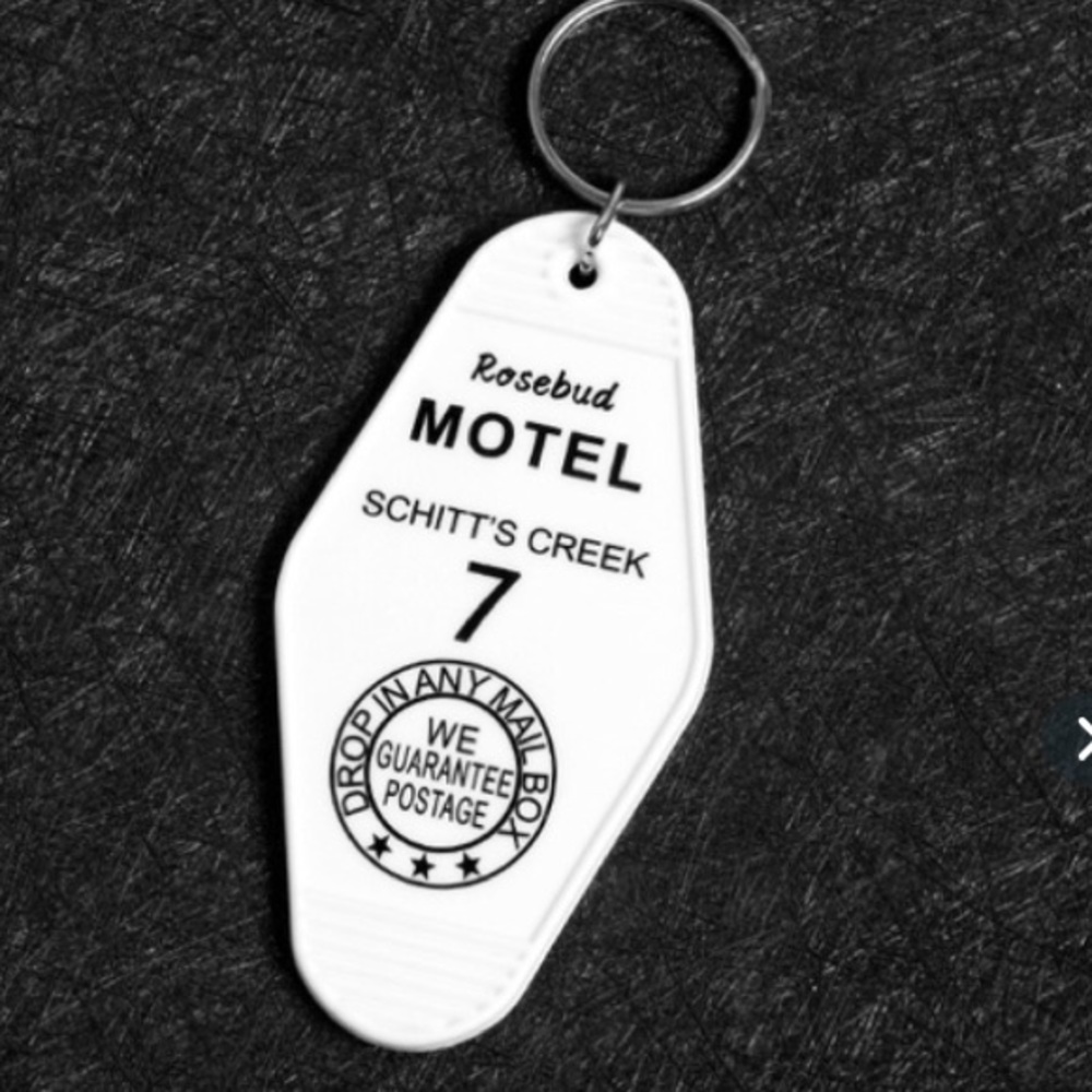 Schitt’s Creek Rosebud Motel Room Key New David Alexis Moira